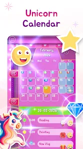 Unicorn Calendar preview 3
